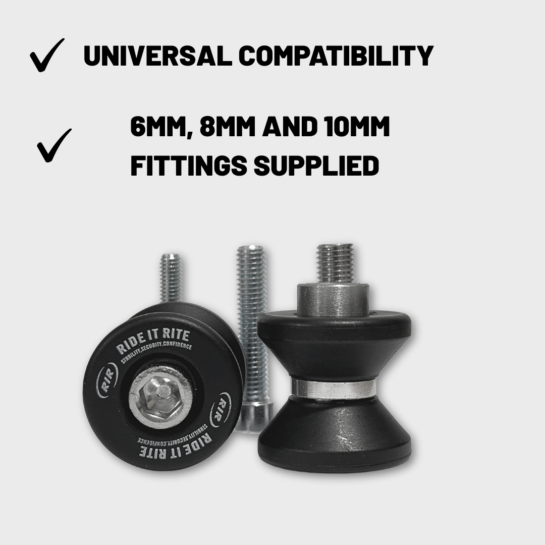 Motorcycle Swingarm Spools 6mm/8mm/10mm Stand Screws Universal