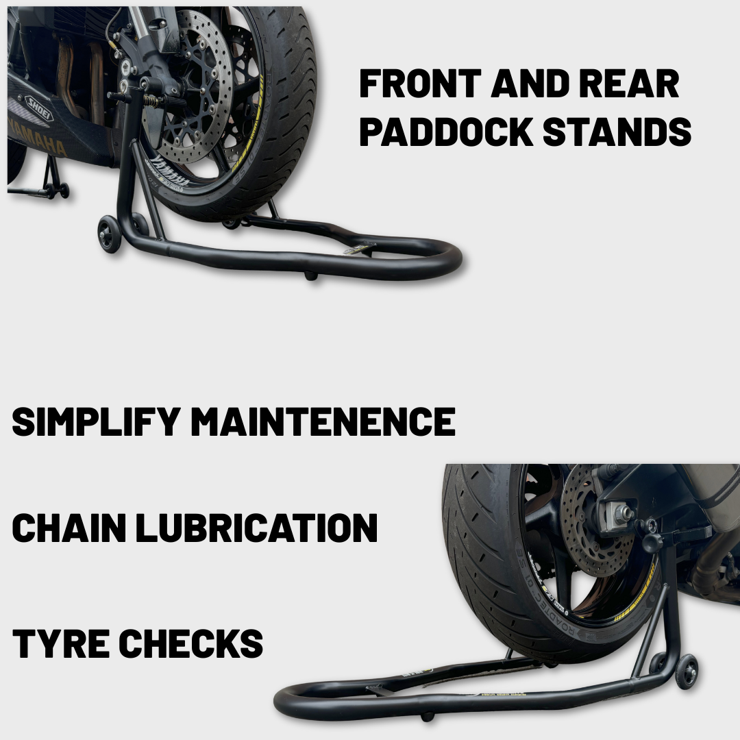 Ride It Rite Motorbike Paddock Stands (Front and Rear Set)