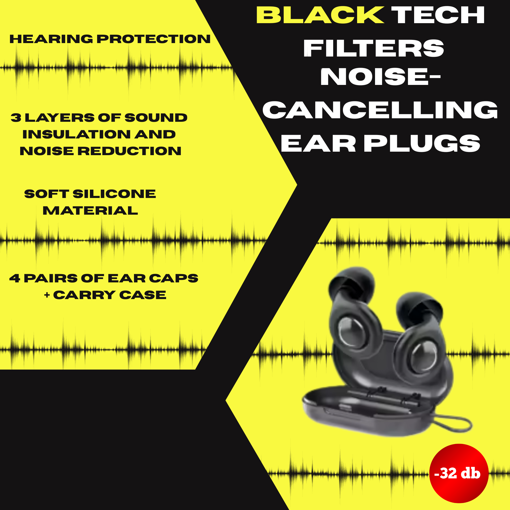 Quiet Silicone Motorcycle Ear Plugs for Noise Reduction Noise Filtering